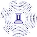 lectern vector icon. lectern editable stroke. lectern linear symbol for use on web and mobile apps, logo, print media. Thin line