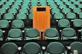 Lecture theater seating Royalty Free Stock Photo