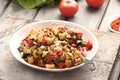 Leczo - dish with peppers and zucchini Royalty Free Stock Photo