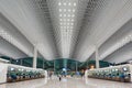 modern building hall lobby ceiling led light Royalty Free Stock Photo