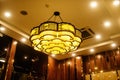 Led ceiling lighting Oriental style Royalty Free Stock Photo