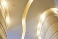 Led ceiling of modern commercial building Royalty Free Stock Photo