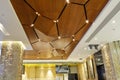 Led ceiling of modern plaza hall Royalty Free Stock Photo