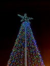 LED Christmas tree steel construction in Killybegs, County Donegal - Ireland
