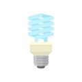 LED cold light lamp bulb vector colorful icon Royalty Free Stock Photo