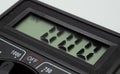 led display digital multimeter with numbers Royalty Free Stock Photo