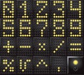 Led dot display numbers