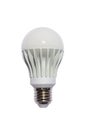 LED energy safing bulb. A60 E27. Isolated object