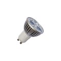 LED energy safing bulb. GU10. Isolated object