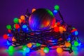 LED fairy lights Royalty Free Stock Photo