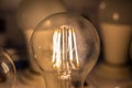 Led filament cob lamp - new product Royalty Free Stock Photo