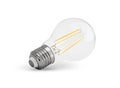 LED filament light bulb (E27) Royalty Free Stock Photo
