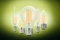 LED filament light bulb Royalty Free Stock Photo