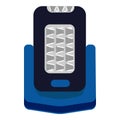 Led flashlight icon cartoon vector. Light lamp Royalty Free Stock Photo