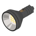 Led flashlight icon, isometric style Royalty Free Stock Photo