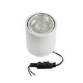 Led flood light, reflector, spot light lamp on white isolated background