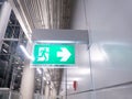 LED green color for doorway or Emergency Exit sign