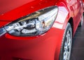 Led headlight car for customers Royalty Free Stock Photo