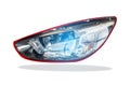 Led headlight car for customers. Using wallpaper or background f