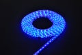 Blue light led belt, led strip, waterproof blue LED light strips Royalty Free Stock Photo