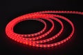 Led lamp belt, red light led belt, led strip, waterproof red LED light strips Royalty Free Stock Photo