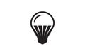Led lamp icon energy economy technology. Electric bulb power modern innovation. Smart home vector sign Royalty Free Stock Photo