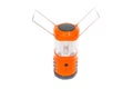 LED lamp,Orange Lantern on a white background