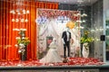 modern lighting shop window Wedding photography shop window