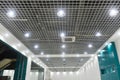 led ceiling light modern commercial building Royalty Free Stock Photo