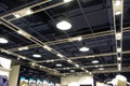 Led  light on shop ceiling in modern commercial  building Royalty Free Stock Photo