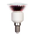 LED light bulb with E14 socket Isolated on white Royalty Free Stock Photo