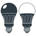 Led light bulb icon