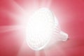 LED light bulb spot light Royalty Free Stock Photo