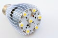 LED light bulbs with 1 Watts SMD chips Royalty Free Stock Photo