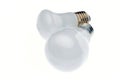 Led light bulbs composition on white background Royalty Free Stock Photo