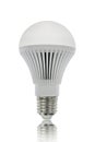 LED light bulbs and shadow. Royalty Free Stock Photo