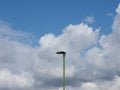 LED Light on lamp post Royalty Free Stock Photo