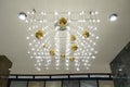 Led  light on modern building ceiling Royalty Free Stock Photo
