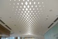 Led light office ceiling lamp modern building Royalty Free Stock Photo