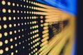 Led light Pattern technology abstract background. close-up Royalty Free Stock Photo