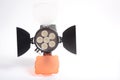 LED light for video and photography production Royalty Free Stock Photo