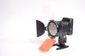 LED light for video and photography production Royalty Free Stock Photo