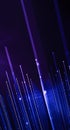 LED lights connected by dots, fast concept data communication connection by fibers. Metaverse connection uploading information