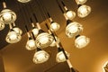Led modern lighting chandelier Royalty Free Stock Photo