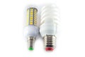 Led, neon and tungsten bulbs with check-boxes.