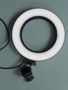 Led ring lighr.Popular modern light for make-up and beauty portraits