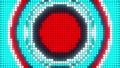 LED screen dots abstract background, 3d rendering computer generating, LED display technology display