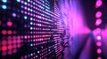Led screen pixel grid creating vibrant digital background Royalty Free Stock Photo
