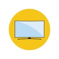 LED Smart Curved TV Icon