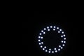 Led spotlight aranged in circle Royalty Free Stock Photo